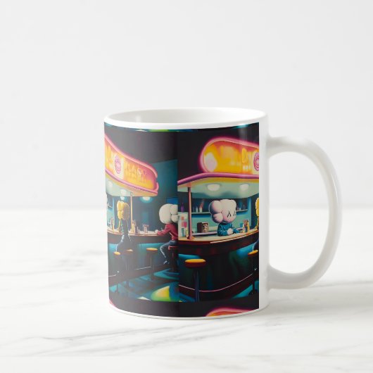 Mug Melancholy Diner tard dans la nuit (Droite)