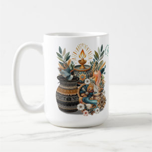 Mug Mélange bohème de couleurs, de fleurs et de thèmes