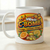 Mug Mélange Citrus Pop Art de vitamine C