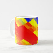 Mug Mélange coloré abstrait arrière - plan desingabstr (Devant gauche)