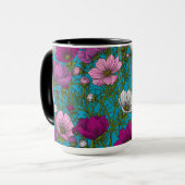 Mug Mélange cosmos bleu (Devant gauche)