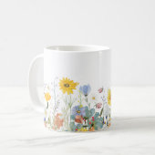 Mug Mélange de fleurs sauvages (Devant gauche)