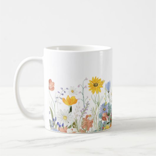 Mug Mélange de fleurs sauvages (Gauche)