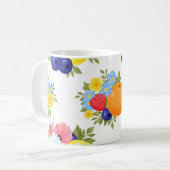 Mug Mélange de Fruits d'Été Art Citron et Fraise (Devant gauche)
