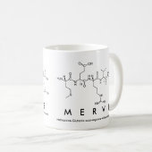 Mug Mélange de nom du peptide (Devant droit)