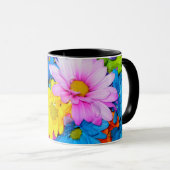 Mug Mélange de pâte à fleur marron (Devant droit)