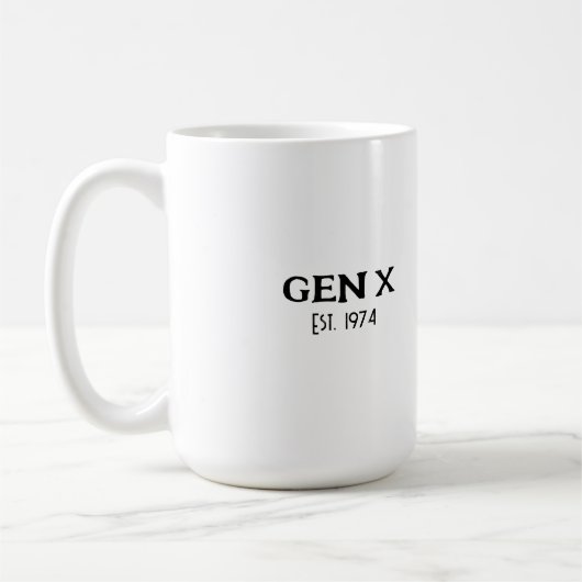 Mug Mélange de patients - Humour Gen X pour un TikTok  (Gauche)