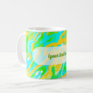 Mug Mélange de peinture liquide à texture de marbre po
