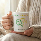 Mug Mélange d'ingrédients simples pour thé à la menthe