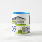 Mug Mélange d'université de Hamilton de bâtiments (Centre)