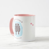 Mug Mélange fait pour chaque Otter Lui Son romantique (Devant gauche)