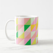 Mug Mélange Motif de maquette géométrique dans les cou (Gauche)