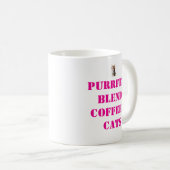 Mug Mélange parfait : Café & Chats, Personnalisable (Devant droit)