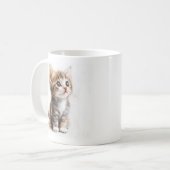 Mug Mélange parfait : Café & Chats, Personnalisable (Devant gauche)