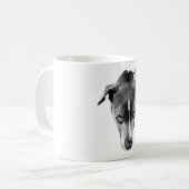 Mug Mélange Pitbull intense Mélange Monochrome Portrai (Devant gauche)