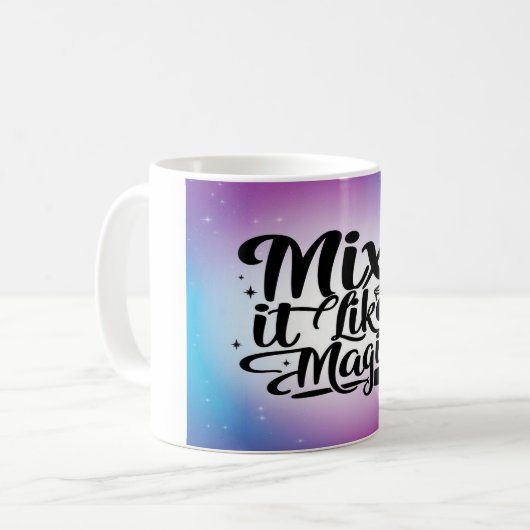 Mug Mélanger comme magie, option 2 (Devant gauche)