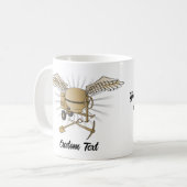 Mug Mélangeur en béton beige (Devant gauche)