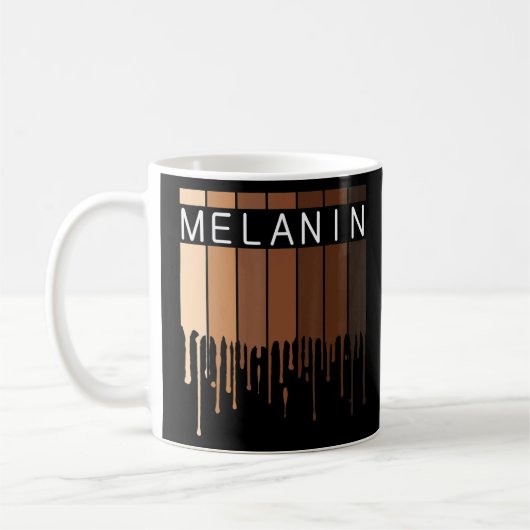 Mug Melanin Afro-Américain Noir Melanin (Gauche)