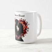 MUG MELANIN BLOOMS ADORE LA JOURNÉE DE VALENTINE (Devant droit)