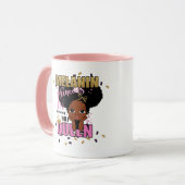 Mug Melanin Princess Training To Be Queen Lilibet Cade (Devant gauche)