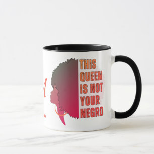 Mug Melanin Queen PAS VOTRE NEGRO Monogramme