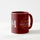 Mug MELANIN Winning Formule Bourgogne Monogramme (Devant droit)