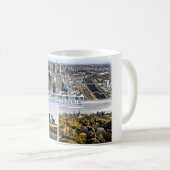 Mug Melbourne - Australie - Mosaïque - (Devant droit)