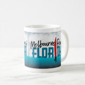 Mug Melbourne Beach Floride Surf Surf (Devant droit)