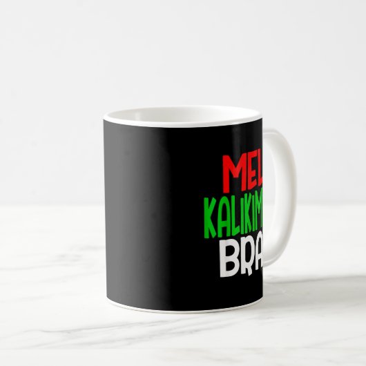 Mug Mele Kalikimaka Brah - Funny Hawaiian Island Chris (Devant droit)