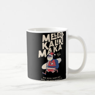 Mug Mele Kalikimaka Drôle Santa Noël Hawaïen T S
