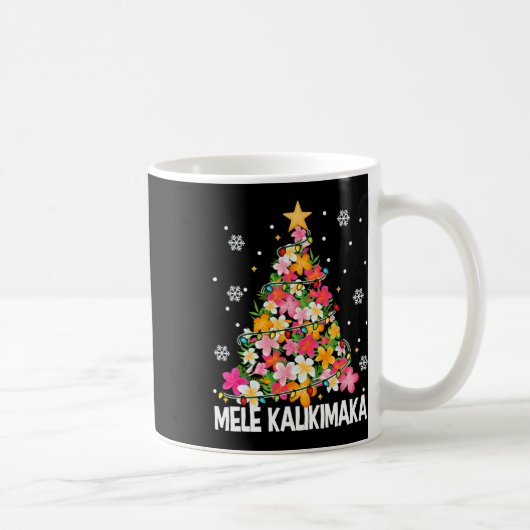 Mug Mele Kalikimaka Hawaii Noël Hawaii Noël Noël Noël  (Droite)