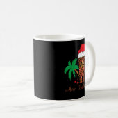 Mug Mele Kalikimaka Joyeux Noël Hawaïen Tiki (Devant droit)