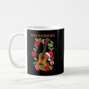 Mug MELE KALIKIMAKA Noël Ukulele Hawaii Cadeau