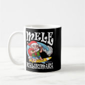 Mug Mele Kalikimaka Santa Surfing Hawaii Christmas (Gauche)