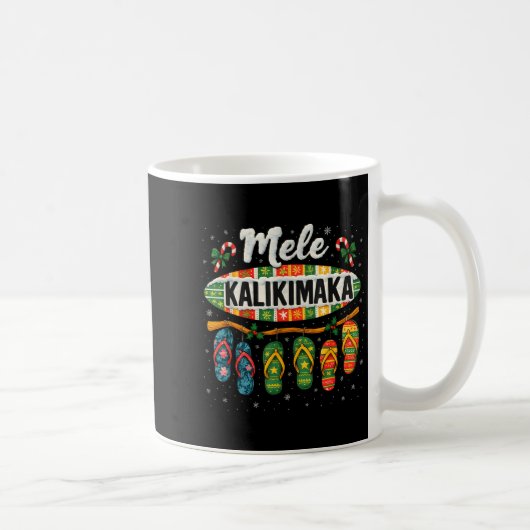 Mug Mele Kalikimaka Trocal Christmas Flip Flop  (Droite)