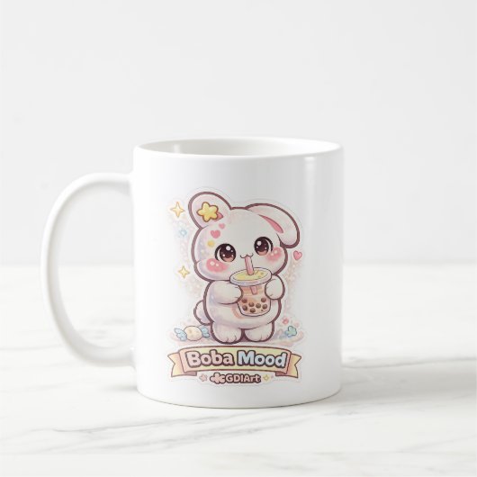 Mug Mello the Mochi Bunny - Boba Mood (Gauche)