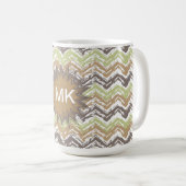 Mug Melon Brandy Scribble ZigZag Motif (Devant droit)