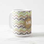 Mug Melon Brandy Scribble ZigZag Motif (Devant gauche)
