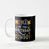 Mug Memaw Of The Birthday Cowboy Western Rodeo Memaw (Gauche)