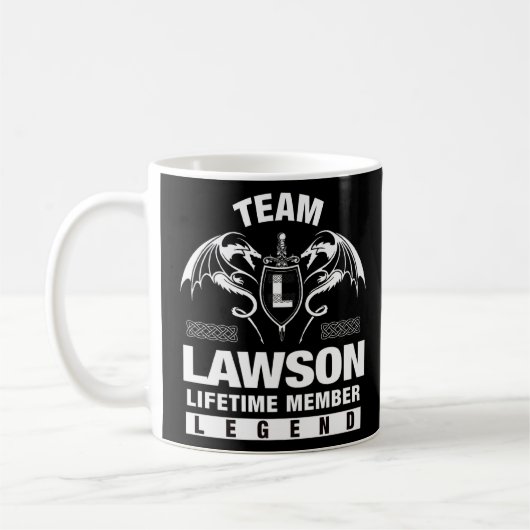 Mug Membre à vie de l'équipe Lawson (Gauche)