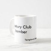 Mug Membre du club de siècle (Devant gauche)