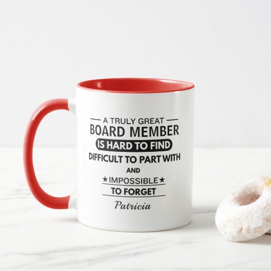 Mug Membre du conseil d'administration (Avec donut)