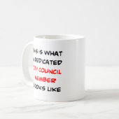 Mug membre du conseil municipal, dédié (Devant gauche)