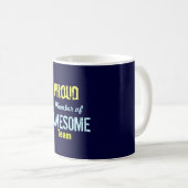 Mug Membre fier d'équipe impressionnante (Devant droit)