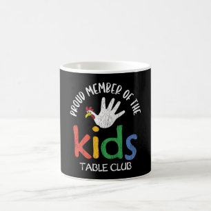 Mug Membre fier du Club de la table des enfants drôle