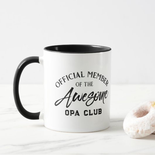 Mug Membre officiel du Club Opa (Avec donut)