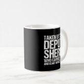 Mug Membre Sheriff Girfriend Petit ami Épouse de la fe (Devant droit)