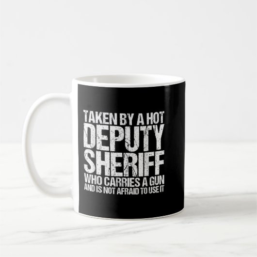 Mug Membre Sheriff Girfriend Petit ami Épouse de la fe (Gauche)