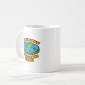 Mug Membres de la société Flat Earth (Devant gauche)