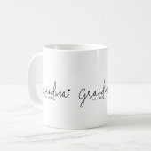 Mug Mémé a créé un nouveau cadeau pour mémé (Devant gauche)